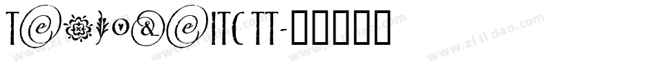 TapiocaITC TT字体转换